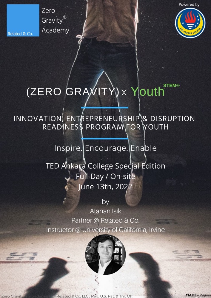 Zero Gravity x YouthSTEM Program Banner 2022 Website sosyal medya portal