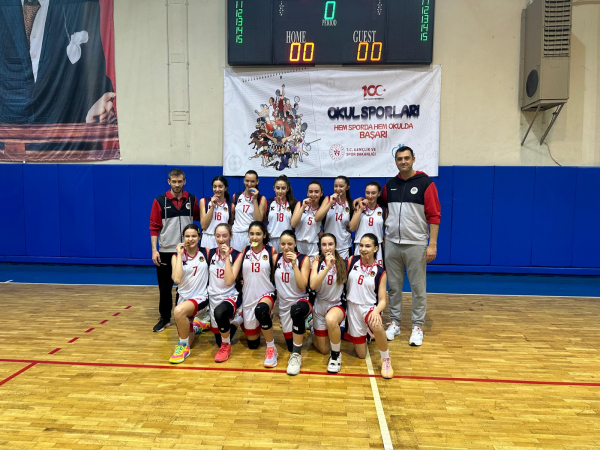 Yıldız Kız Basketbol Takımımız Türkiye Birinciliğine Katılmaya Hak Kazandı
