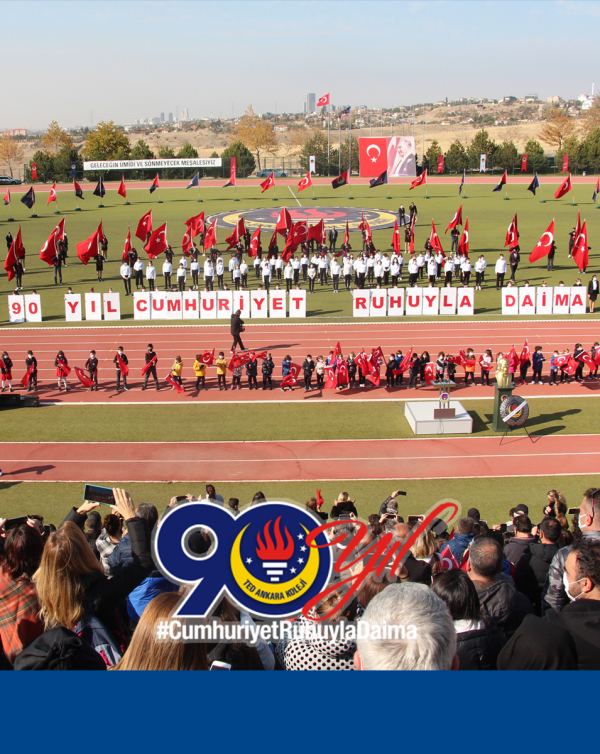 Cumhuriyetimizin 98’inci TED Ankara Kolejinin 90’ıncı Kuruluş Yılını Coşkuyla Kutladık