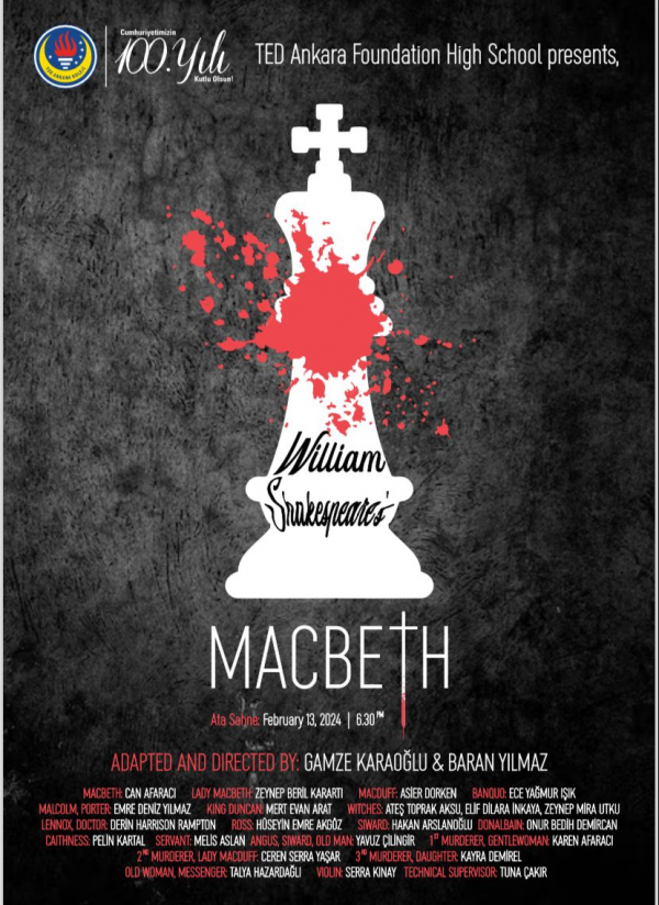 Lise Öğrencilerimiz Macbeth Oyununu Sahnelediler