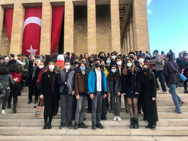 Lise Kısmı Atatürkçü Düşünce Topluluğumuz 10 Kasım’da Anıtkabir’deydi