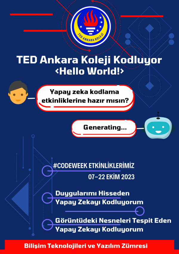 TED ANKARA KOLEJİ KODLUYOR