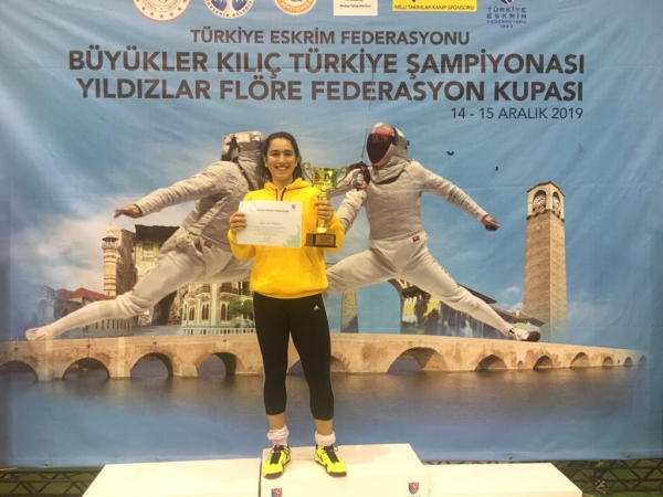 Nazlı Ceren Alioğlu (11I) Türkiye Yıldızlar Flöre Federasyon Kupası Birincisi
