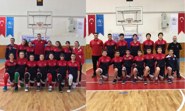 Ortaokul Yıldız Kız ve Erkek Basketbol Takımlarımız Türkiye Yarıfinallerinde