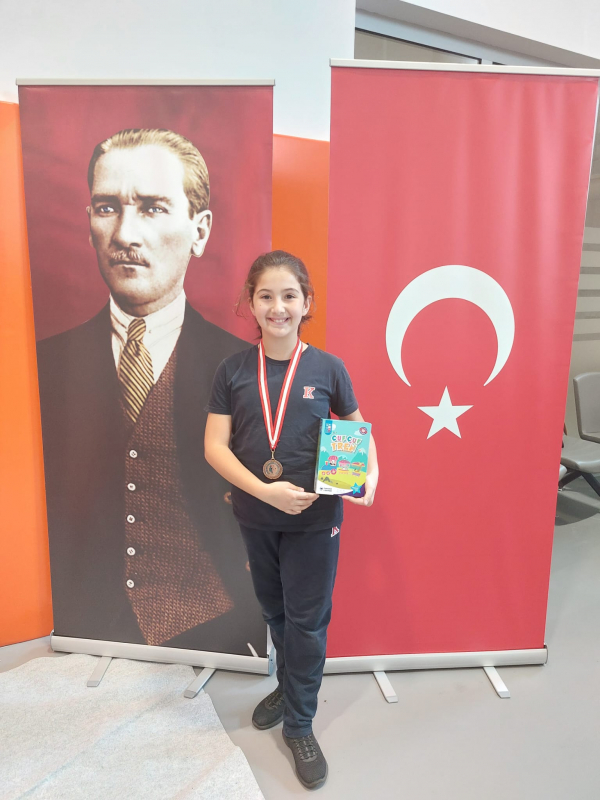 İlkokul Öğrencimiz Çiçek FINDIKLI Akıl ve Zeka Oyunları Turnuvası İl Finalinde Ankara 3.sü oldu.