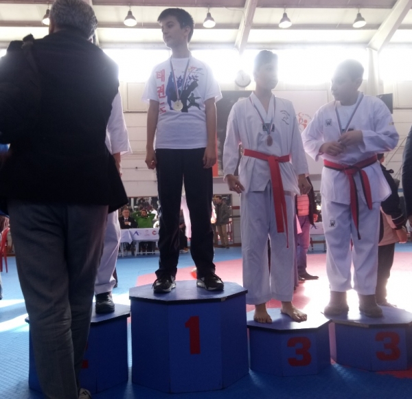 Öğrencimiz Ali Yalın AYDIN (6/R) Taekwondo Ankara Birincisi