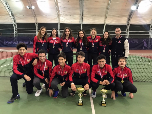 Lise Genç Kız-Erkek B Tenis Takımlarımızın Başarısı