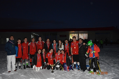 Lise Kız ve Erkek Kayak Takımlarımız Ankara 1.si