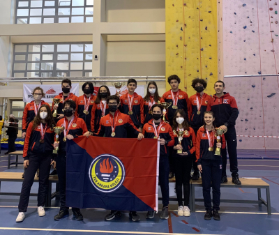 Lise Kız ve Erkek Spor Tırmanış Takımımız Ankara 1.si Oldu