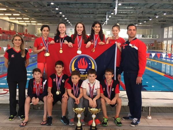 Ortaokul Küçük Yüzme Takımlarımızın Başarıları