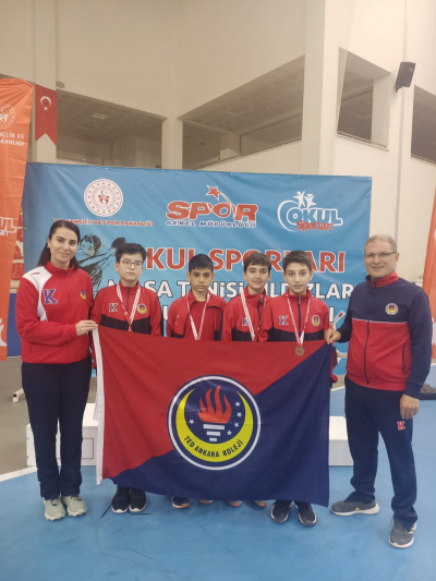 Ortaokul Yıldız Erkek Masa Tenisi Takımımız Türkiye Şampiyonasına katılmaya hak kazandı.